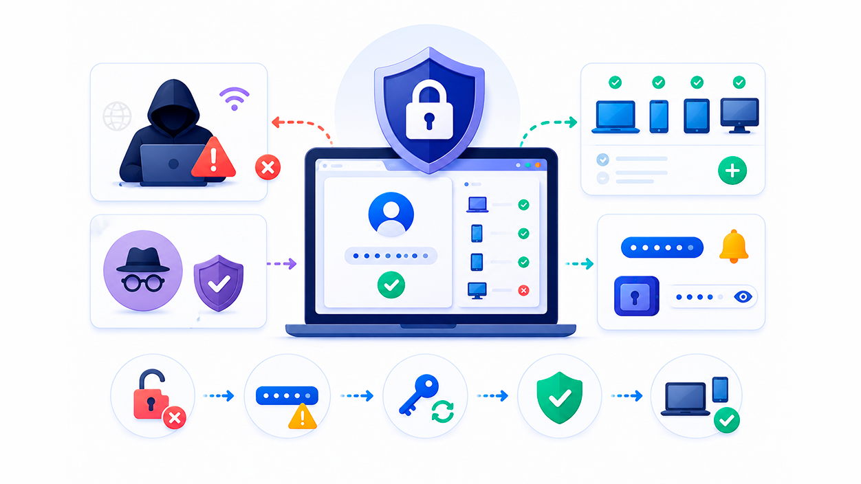 Seguridad de la cuenta y dispositivos de confianza en Google