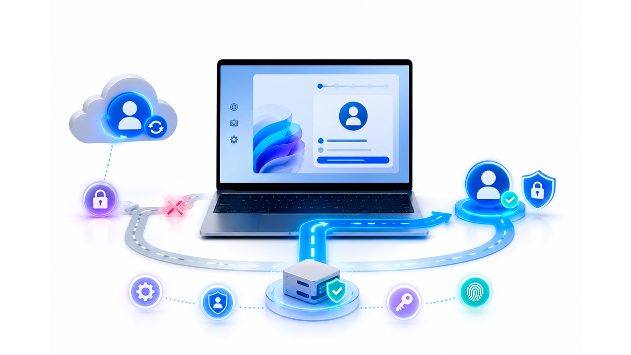 Trucos para crear el usuario local durante la instalación (OOBE)