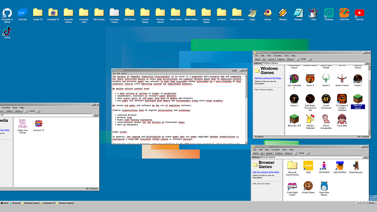 Windows ME en emupedia