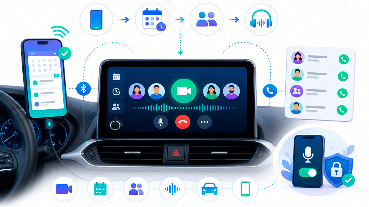 como unirse a una reunion o llamada en google meet desde el coche android auto