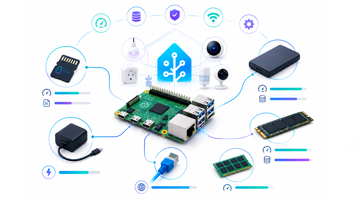 hardware necesario para Instalar Home Assistant en Raspberry Pi