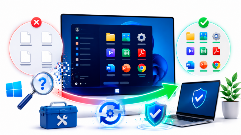 programas desaparecen del menú de Inicio de Windows