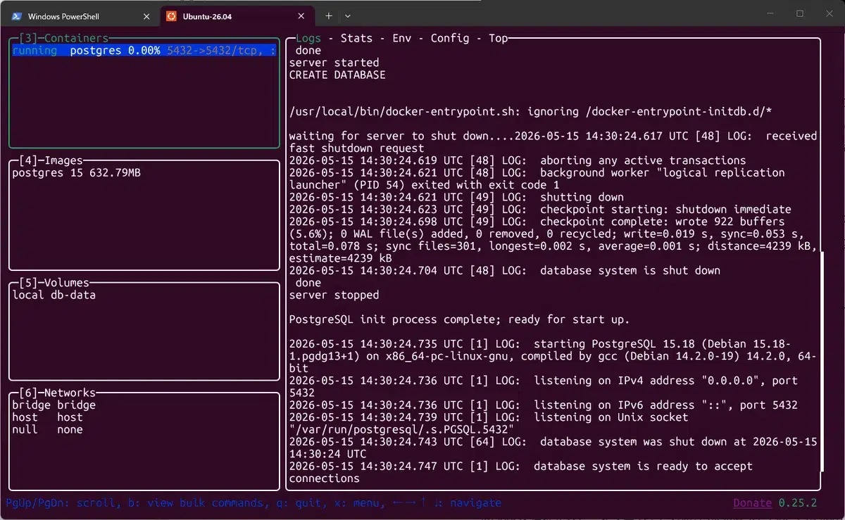 Lazydocker