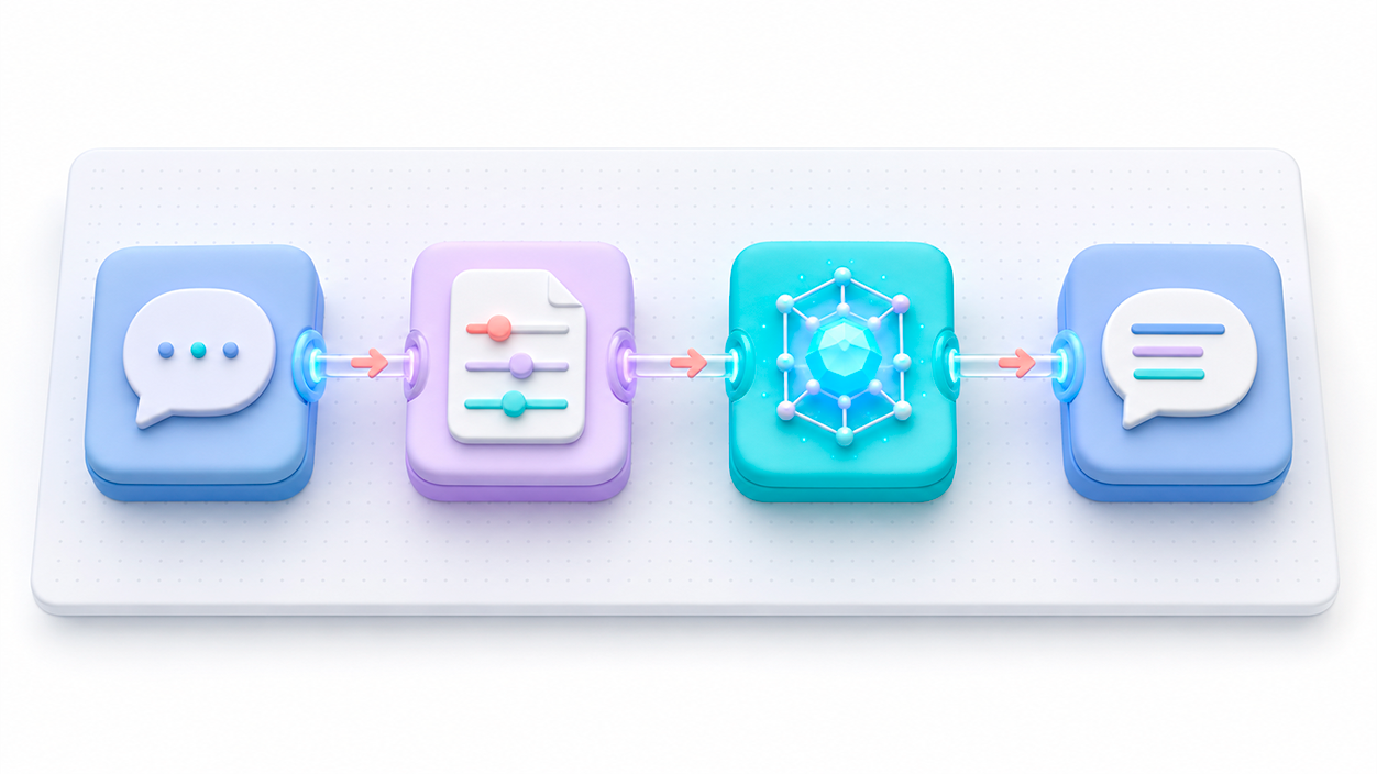 How to build the basic flow in Langflow