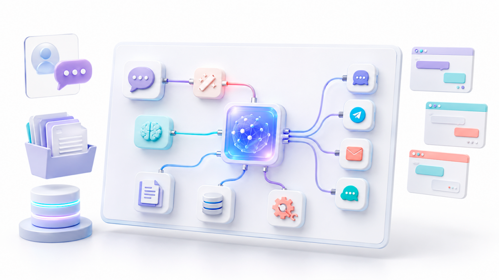 How to create a bot with Langflow and connect it to Telegram, Discord, or Slack