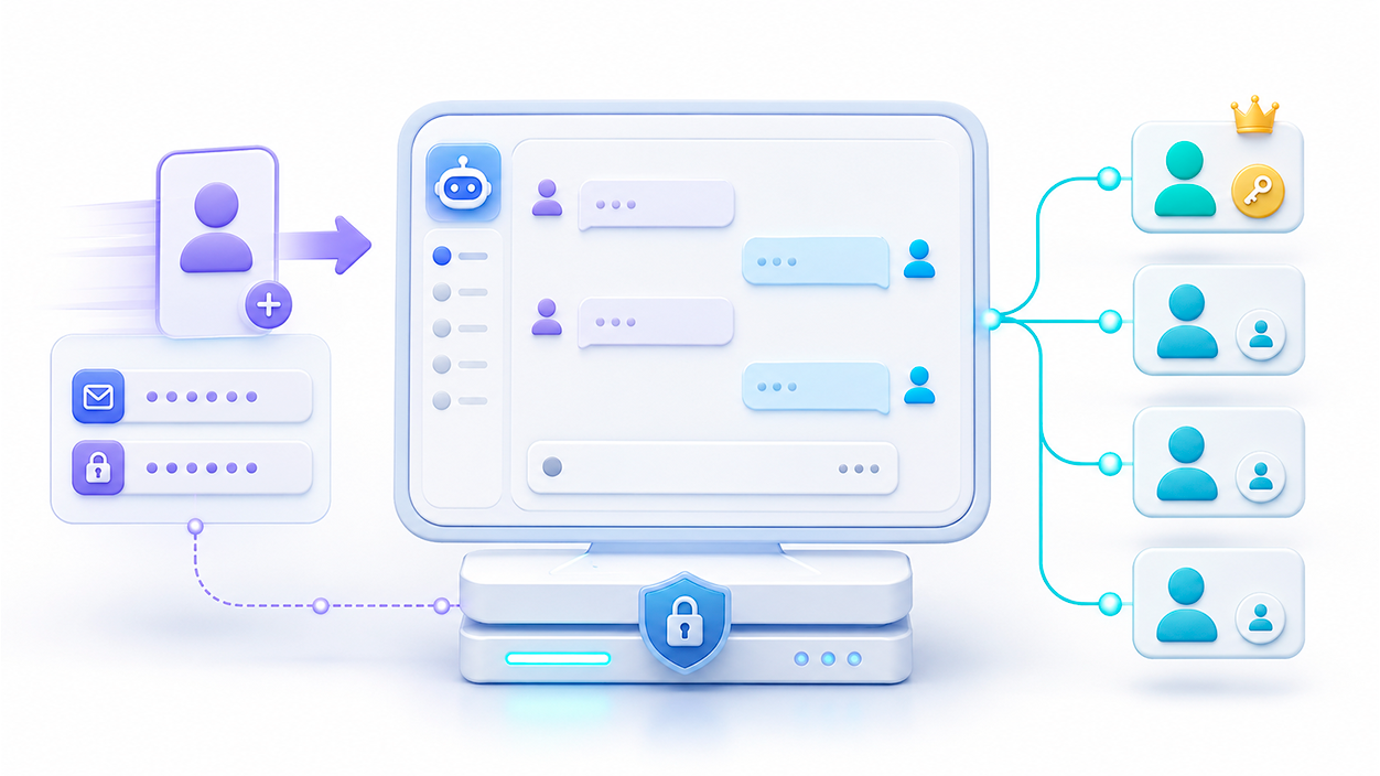 Cómo crear usuarios en LibreChat