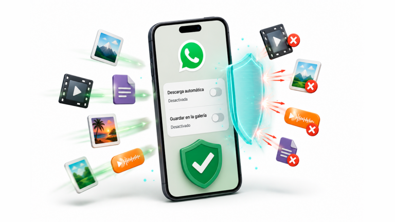 Cómo evitar que WhatsApp descargue automáticamente vídeos y fotos de chats específicos