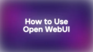Cómo conectar Open WebUI con una API compatible con OpenAI