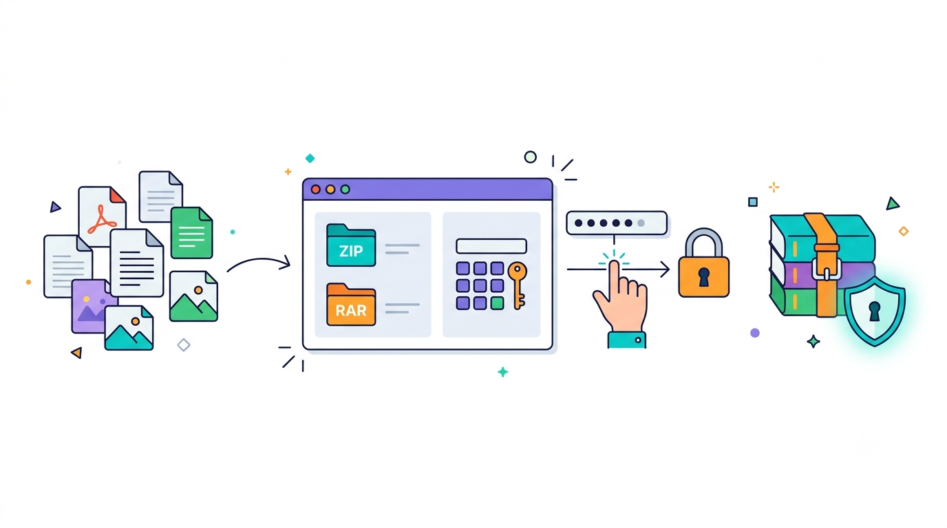 Cómo poner contraseña a un archivo RAR o ZIP desde cero