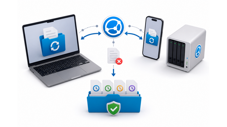 Cómo recuperar carpetas y archivos borrados con el versionado de Syncthing