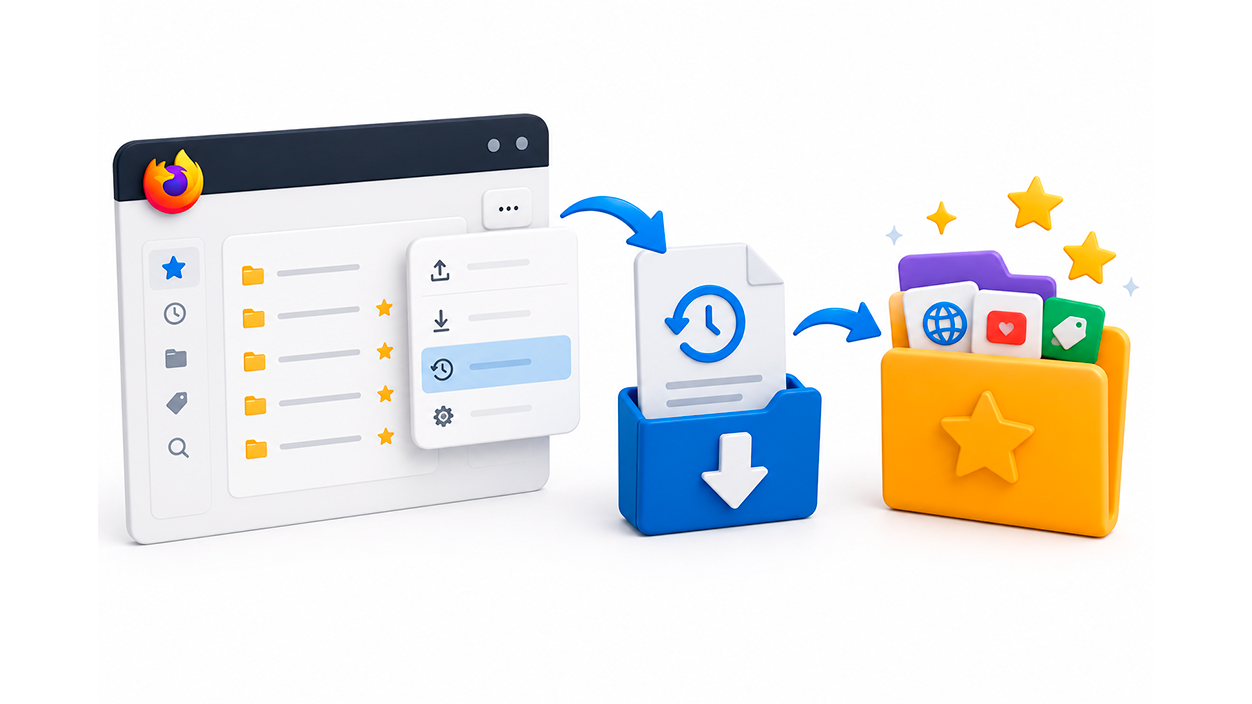 Cómo restaurar y gestionar tus enlaces en Firefox