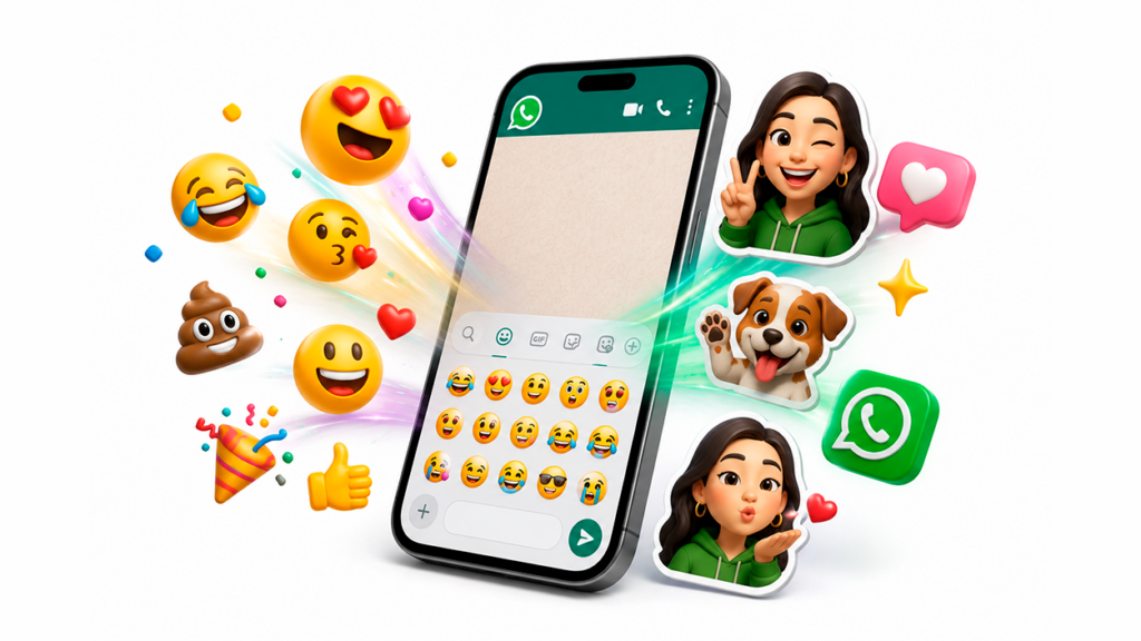 Cómo usar y crear emojis personalizados en WhatsApp