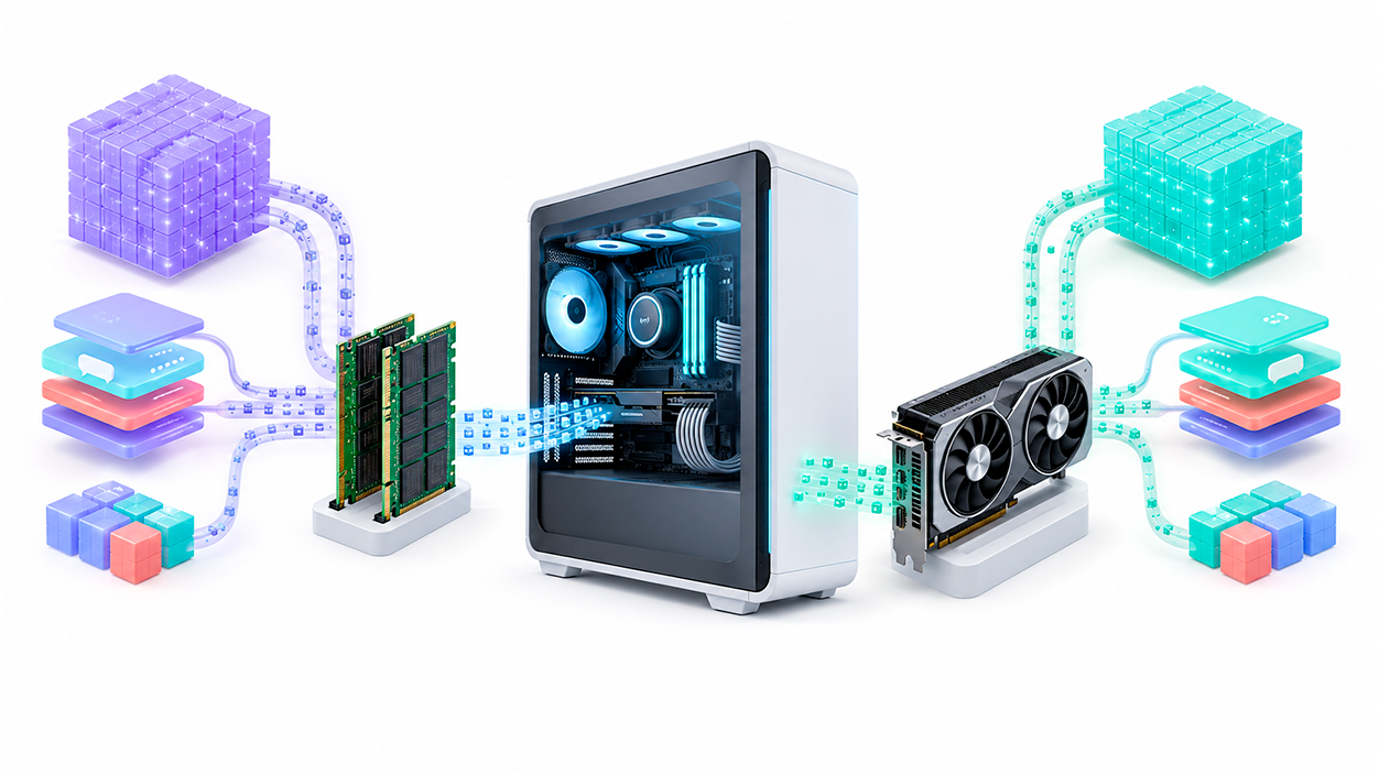 Qué consume RAM y VRAM en LM Studio