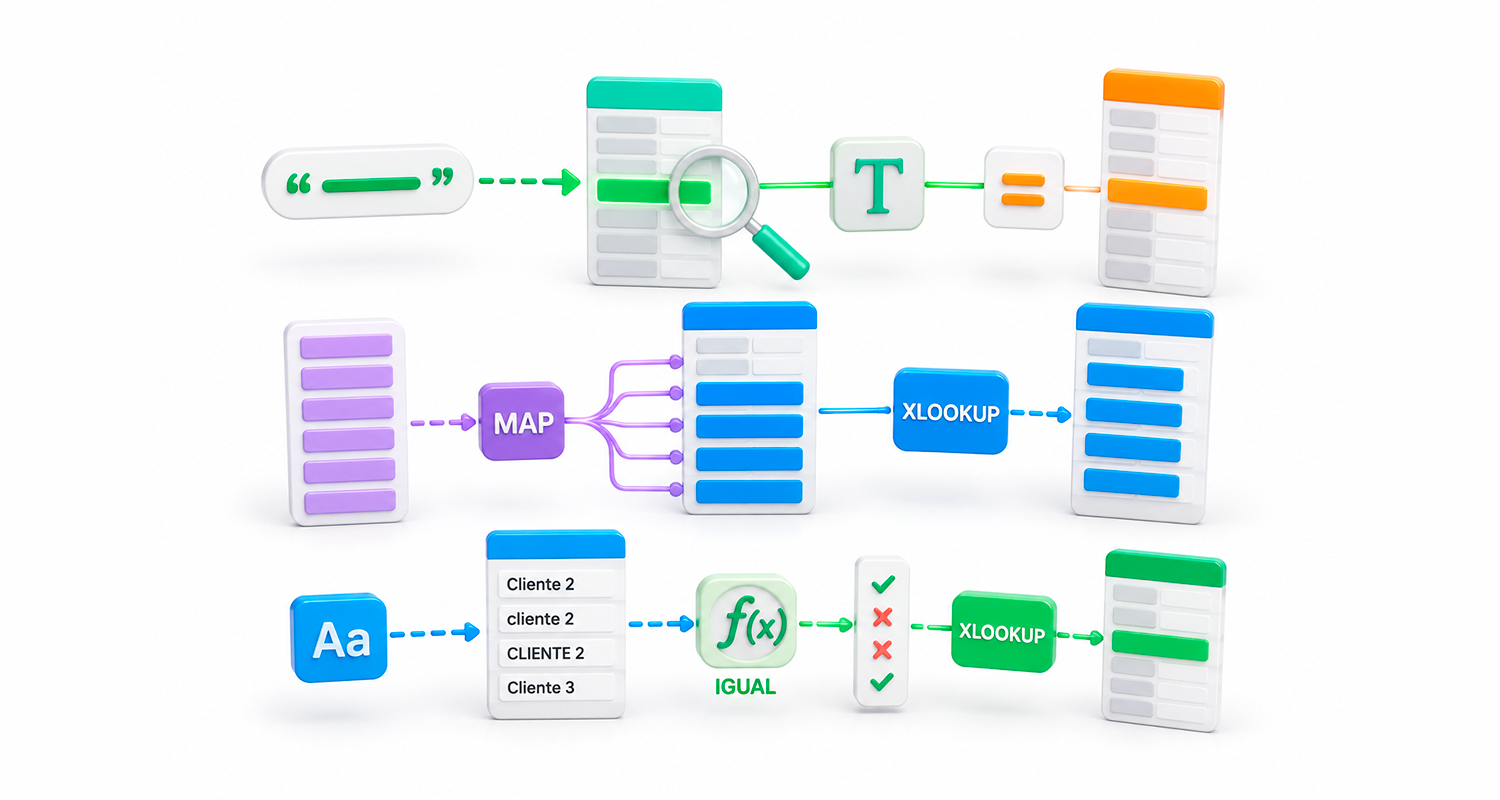Trucos avanzados para trabajar con texto en Google Sheets