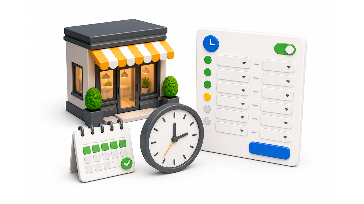 ajustar el horario principal de tu negocio