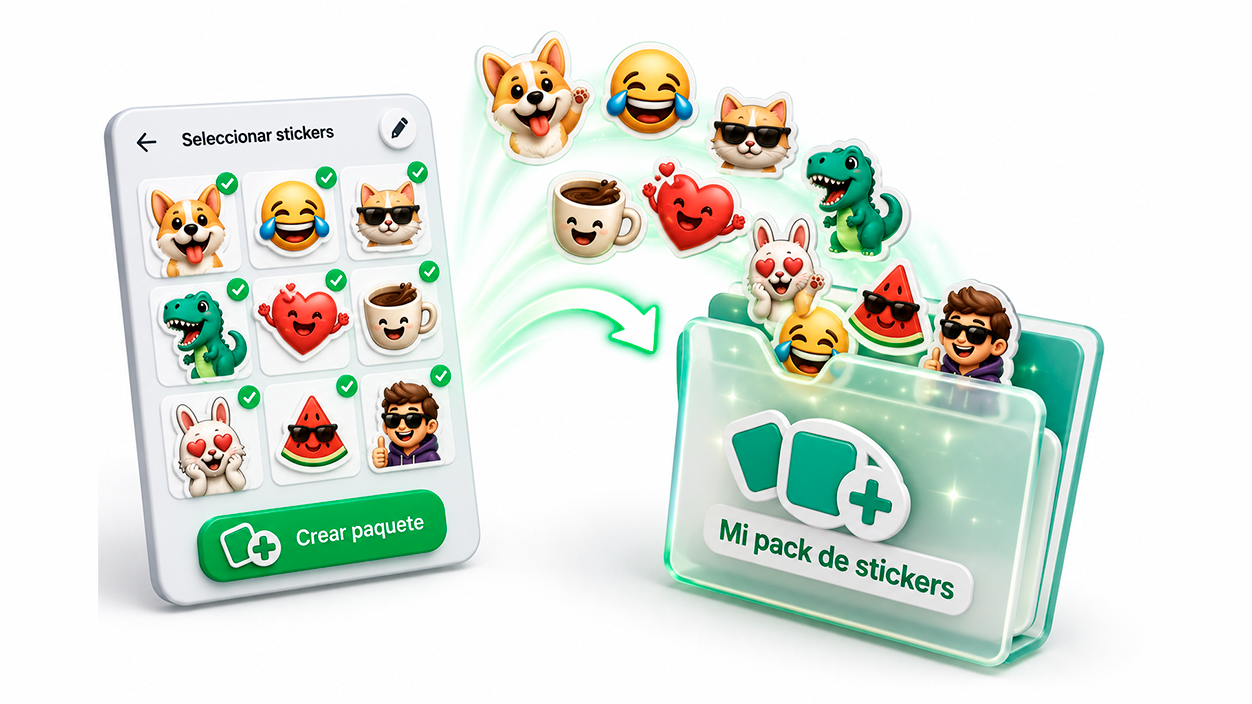armar tu propio paquete de stickers en WhatsApp