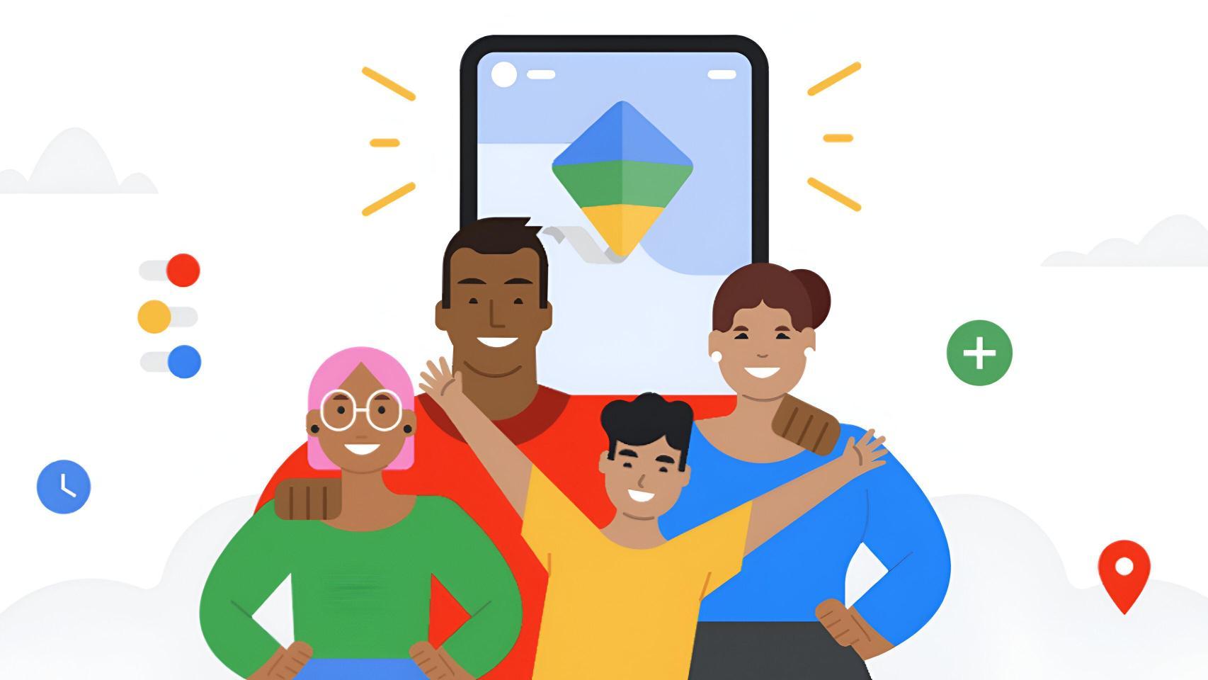 Espacio familiar Google