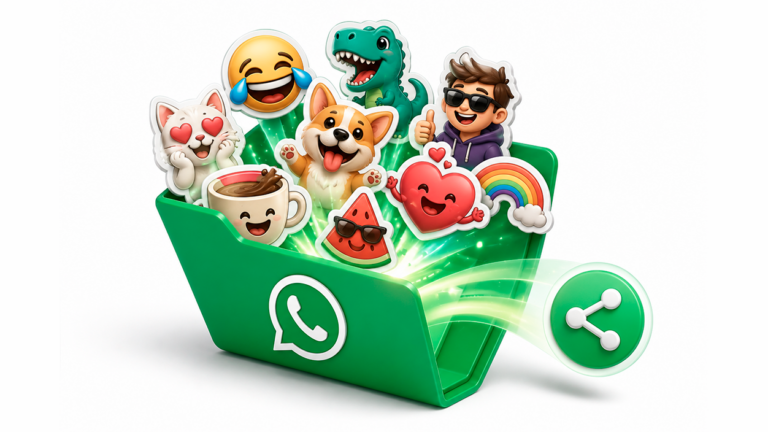 crear y compartir packs de stickers en WhatsApp