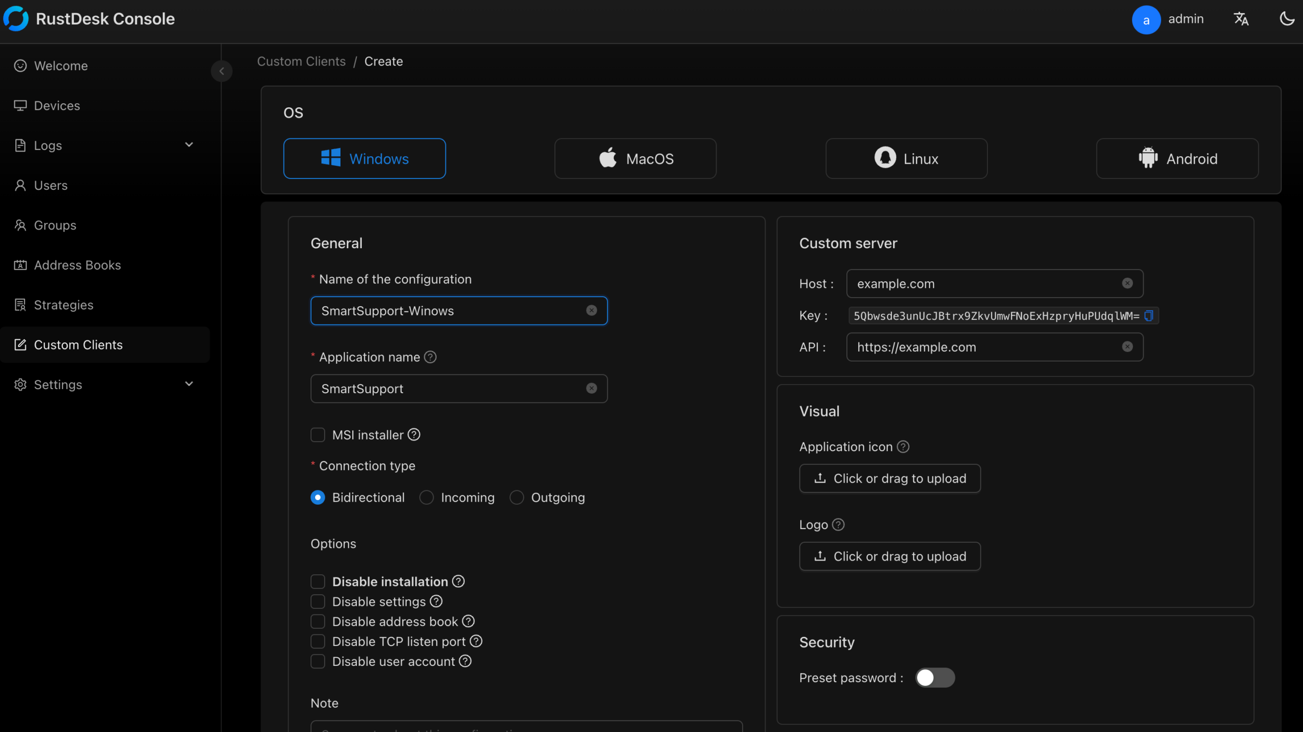 Access a remote computer with RustDesk