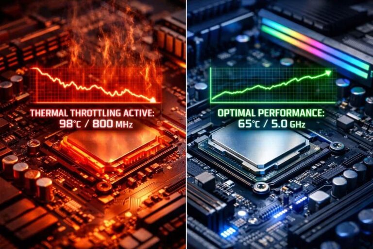 detectar thermal throttling usando HWiNFO