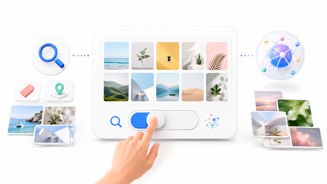 interruptor para recuperar el control Google Fotos