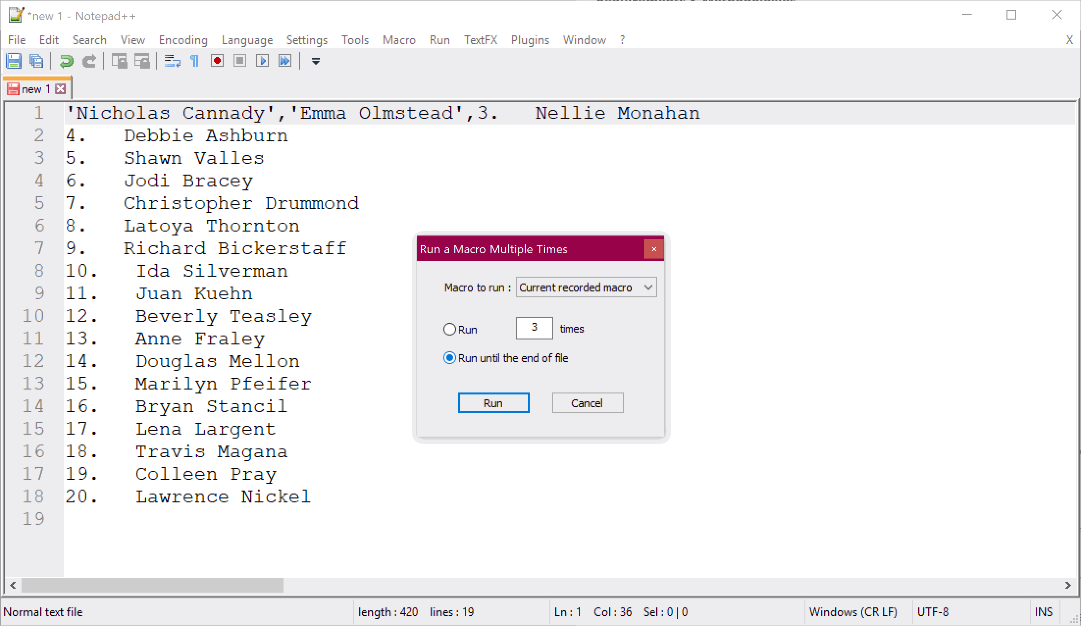 macros en notepad++