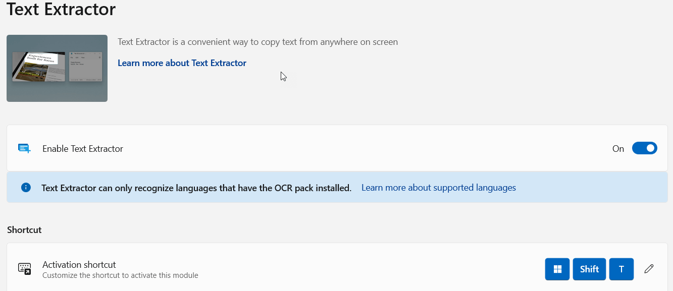 TExt Extractor.