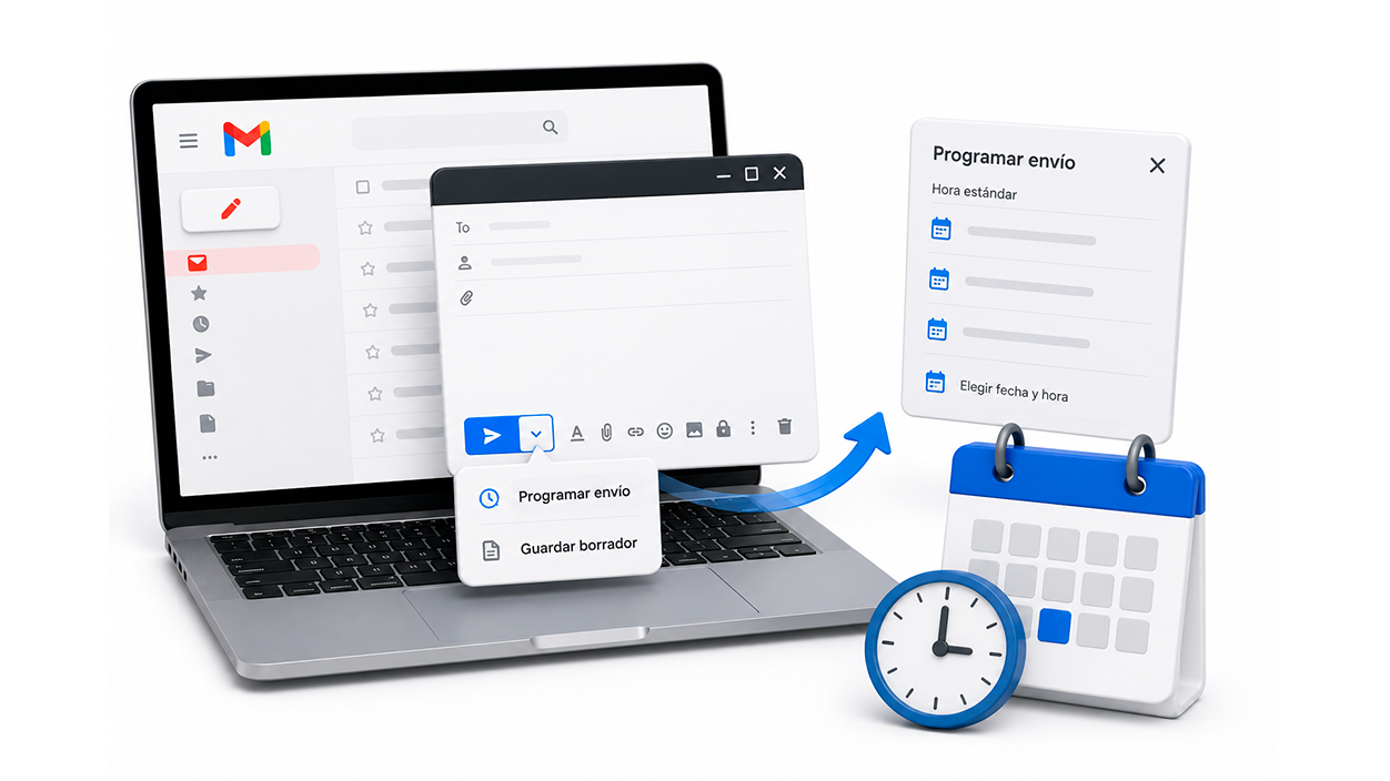 programar correos en Gmail desde el ordenador