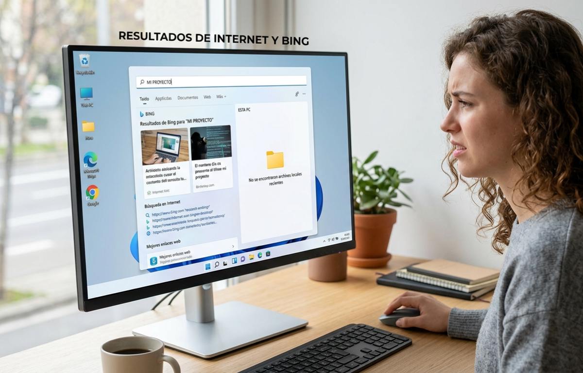 Desactivar los resultados de Internet y Bing en la búsqueda de Windows 11
