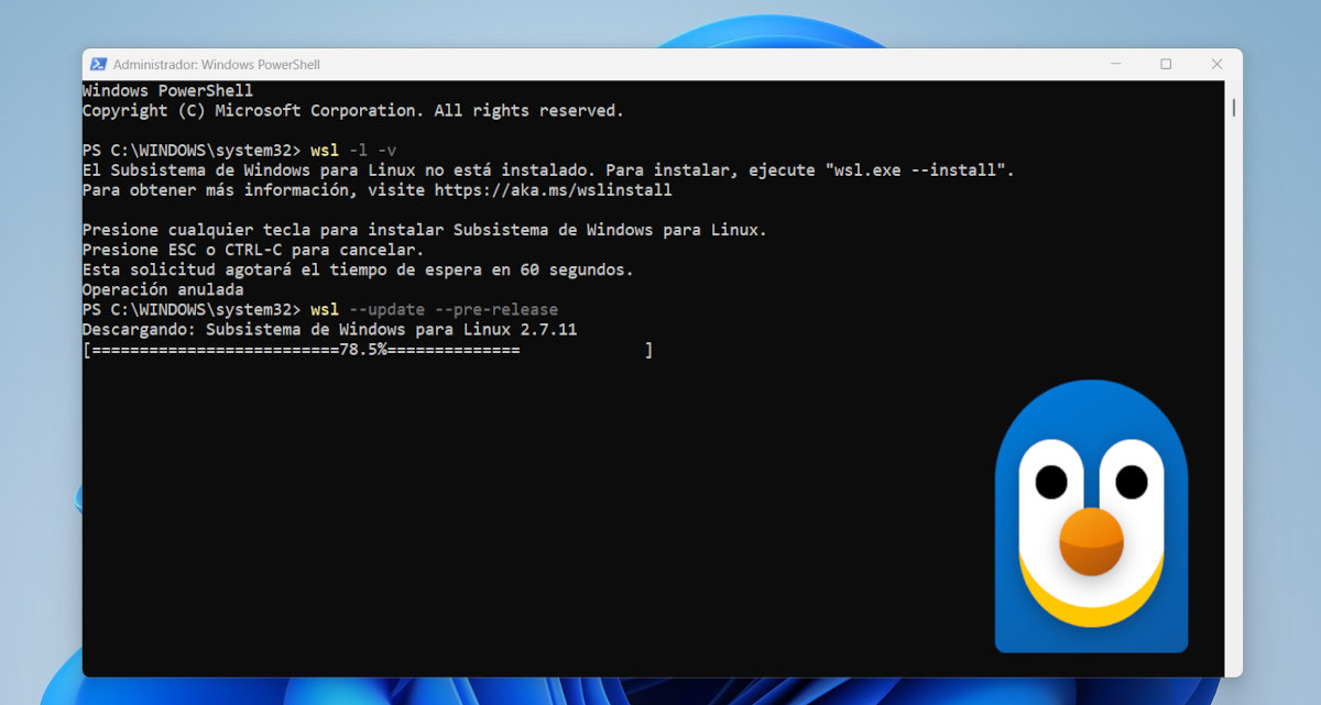 Instalar WSL Containers en Windows 11