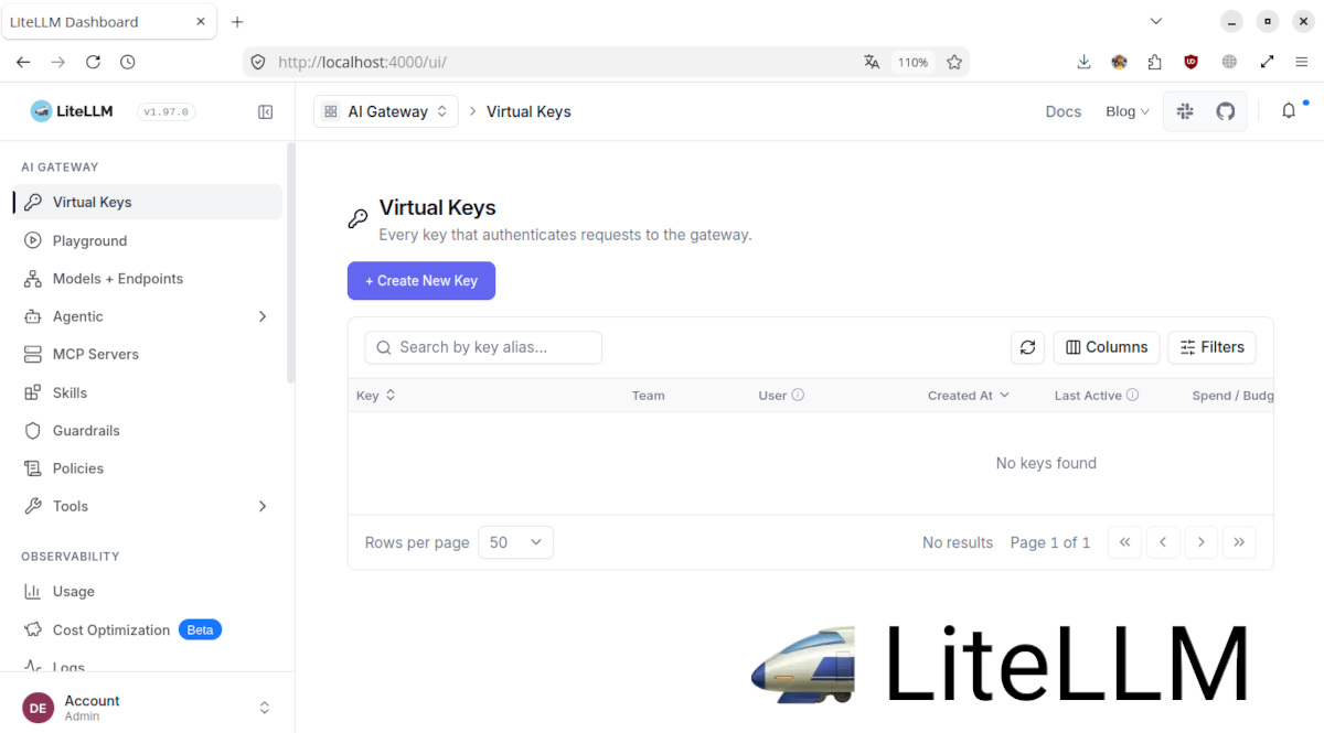 LiteLLM UI