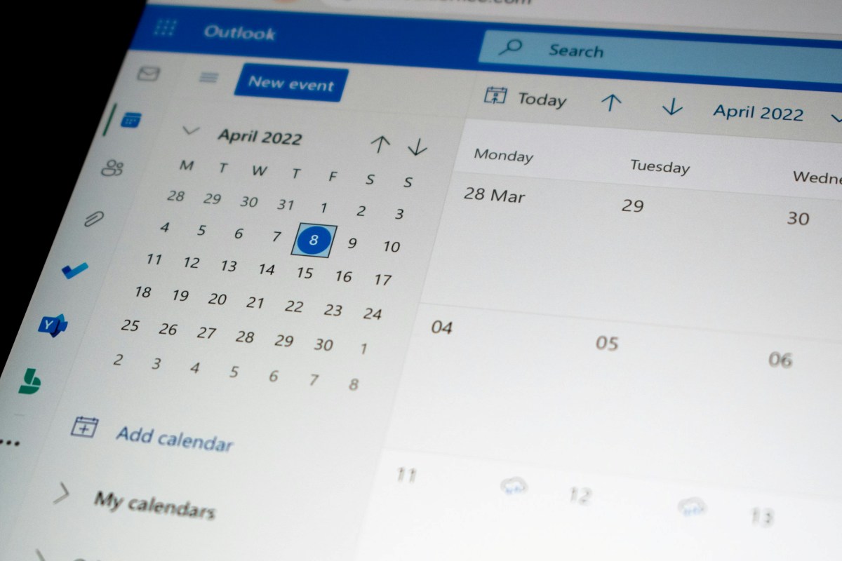 Outlook calendario