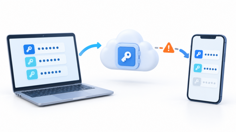 Bitwarden no sincroniza las contraseñas entre dispositivos