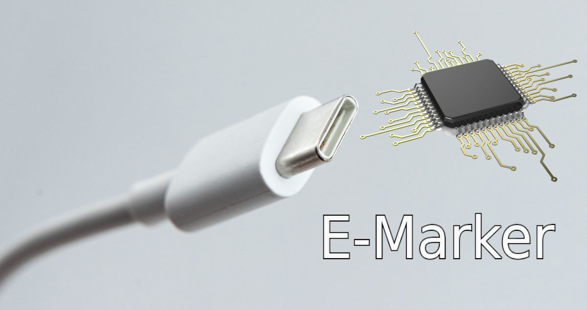 cómo saber si un cable USB-C tiene chip E-Marker