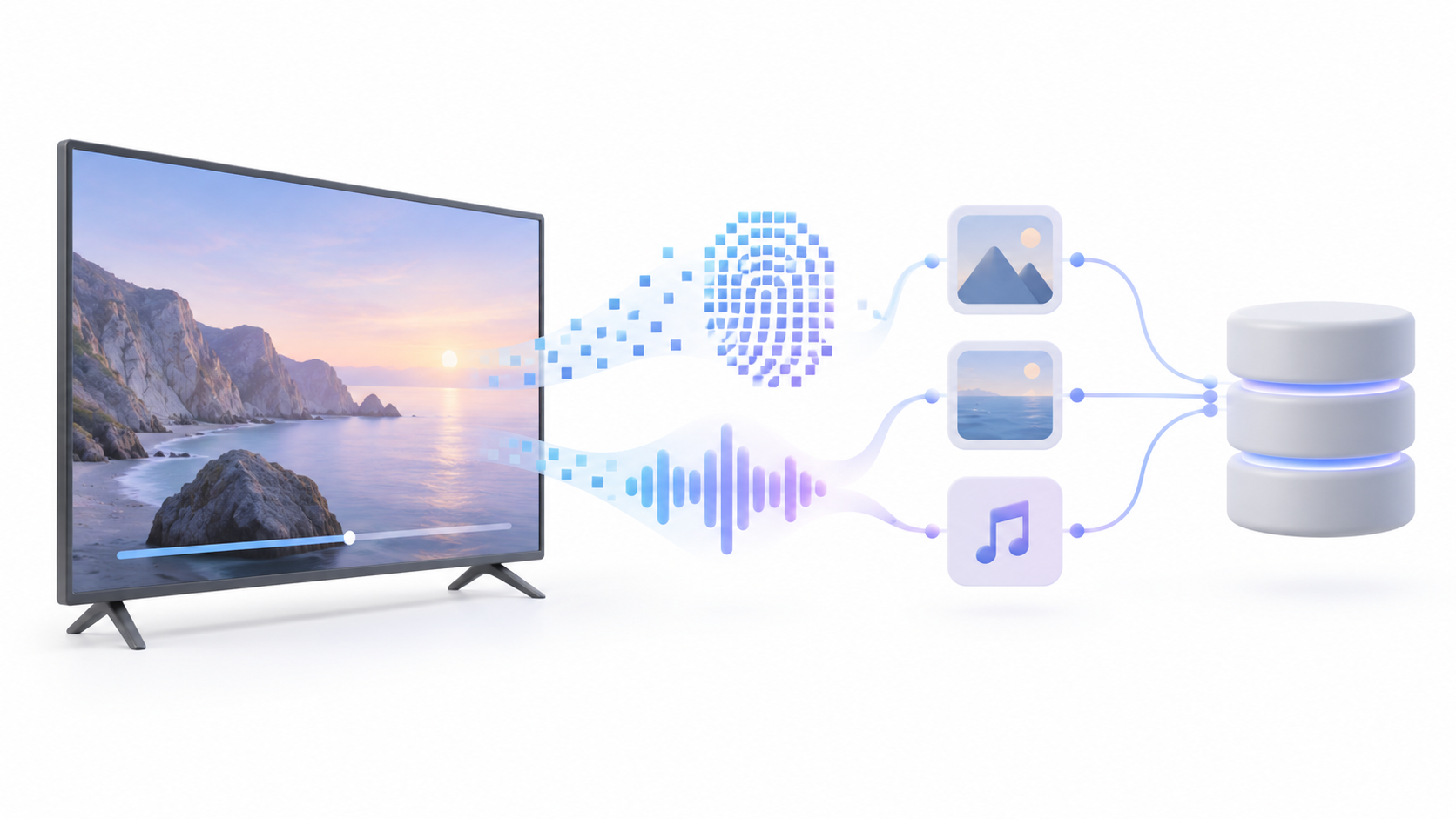 Funcionamiento del reconocimiento automático de contenidos en una Smart TV
