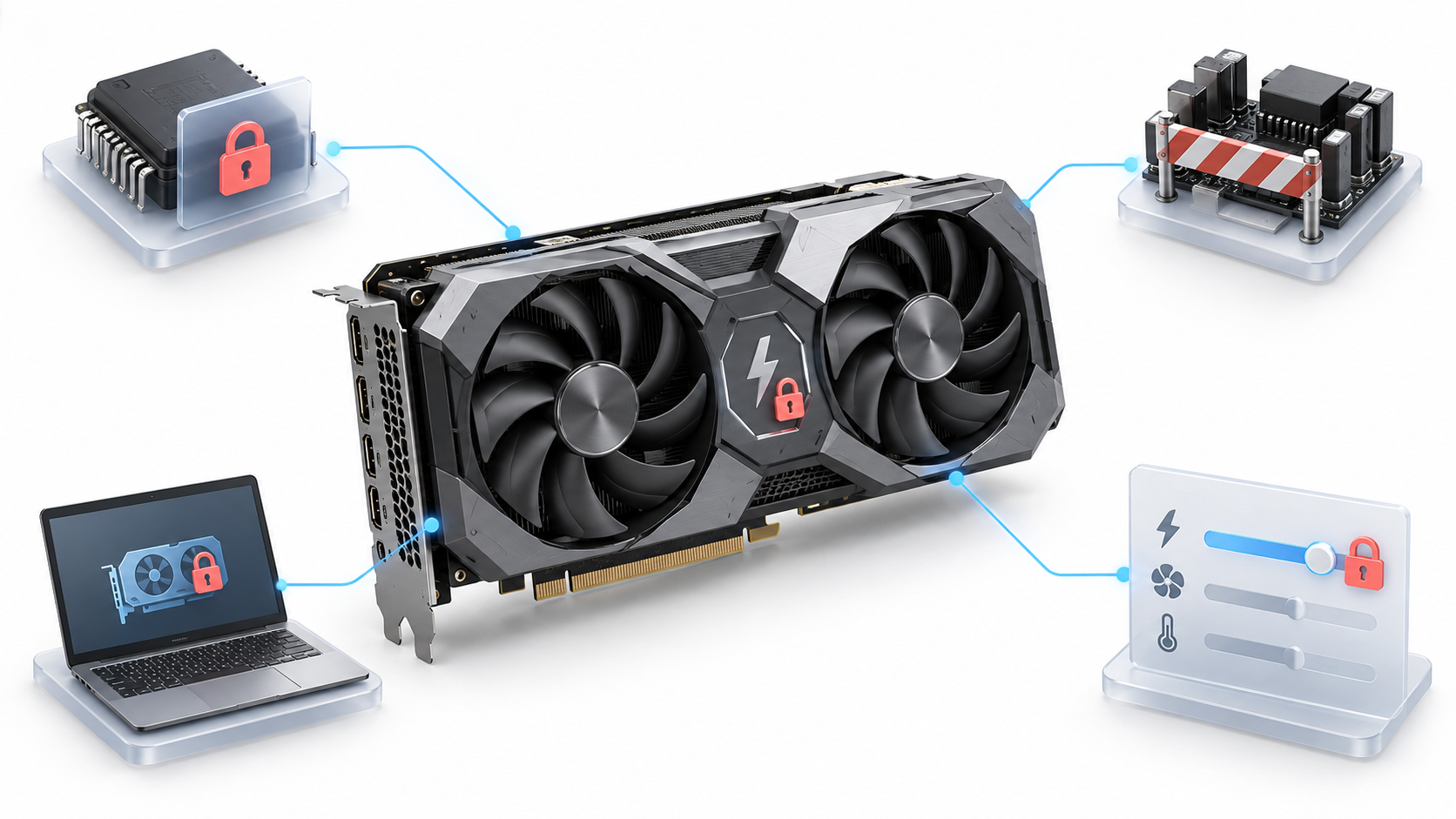 aparece bloqueado el voltaje en MSI Afterburner