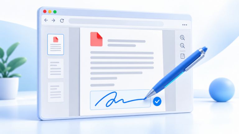cómo firmar un PDF directamente desde Chrome