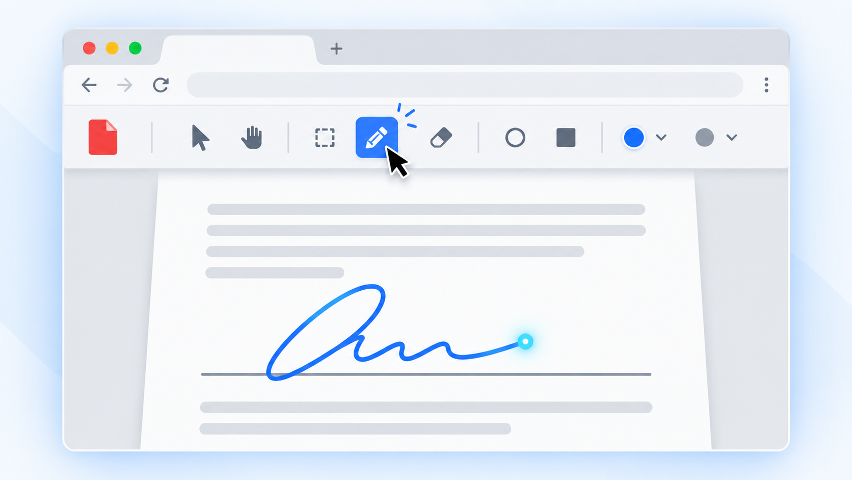 firmar un PDF en Chrome
