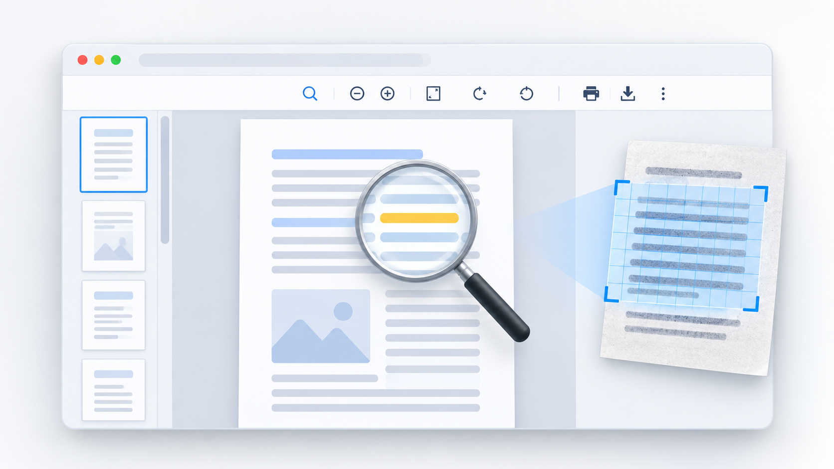 funciones visor de PDF de Chrome