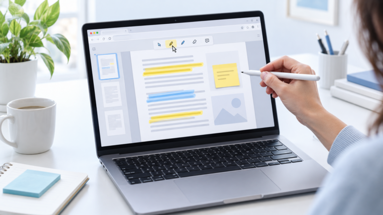 subrayar y añadir notas a un PDF desde Chrome