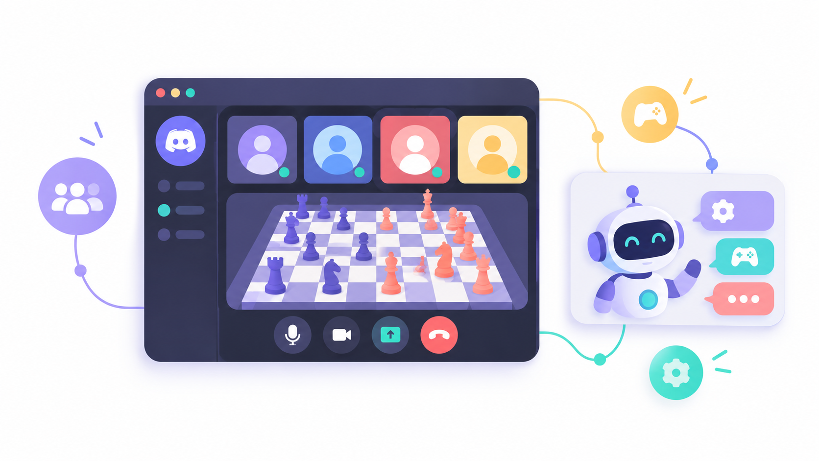 Actividades y bots de Discord