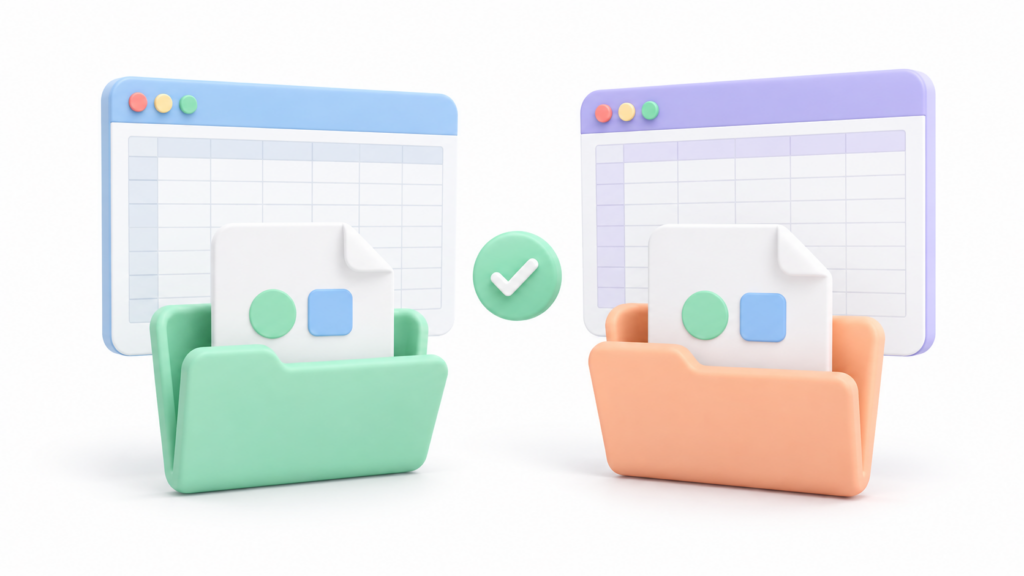 Cómo abrir dos archivos de Excel con el mismo nombre