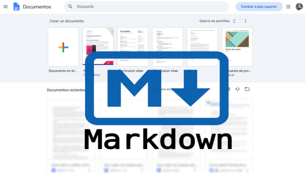 Markdown en Google Docs