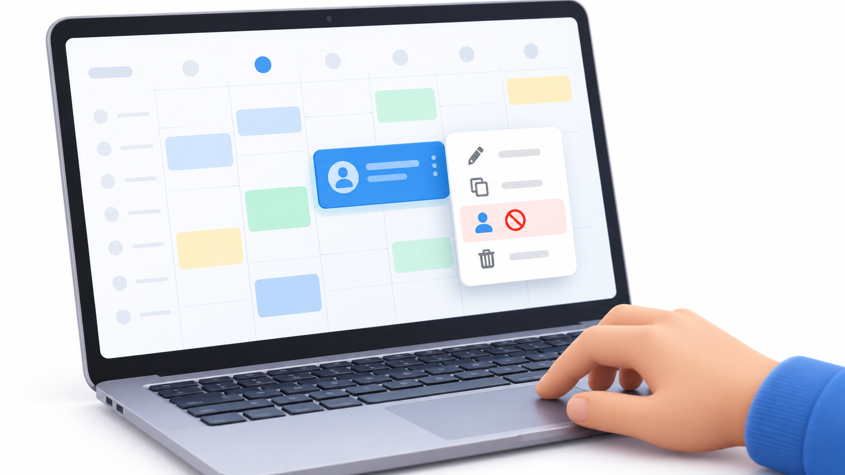 Cómo bloquear a una persona en Google Calendar