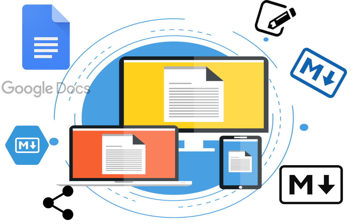Cómo compartir y editar un archivo Markdown entre varias personas en Google Docs