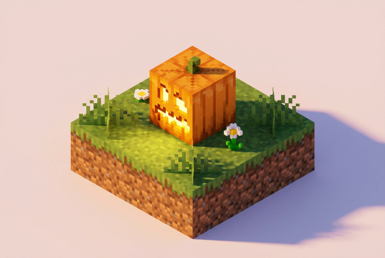 Cómo conseguir y tallar una calabaza en Minecraft