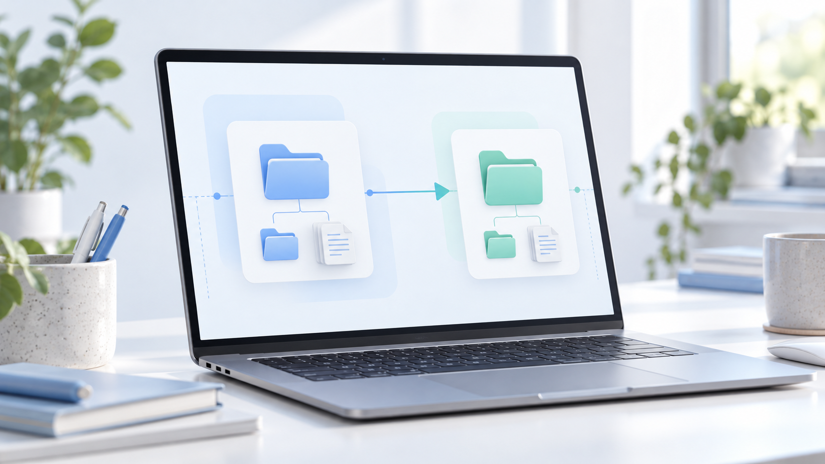 Cómo copiar una carpeta con Workspace Studio