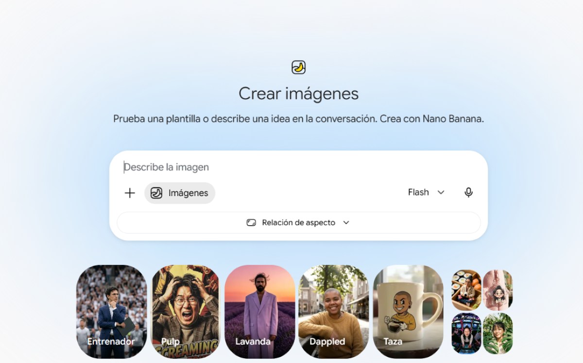 Cómo crear imágenes con Nano Banana desde Gemini para Windows