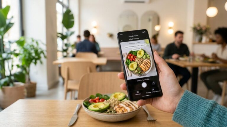 Come registrare un pasto scattando una foto in Google Salute
