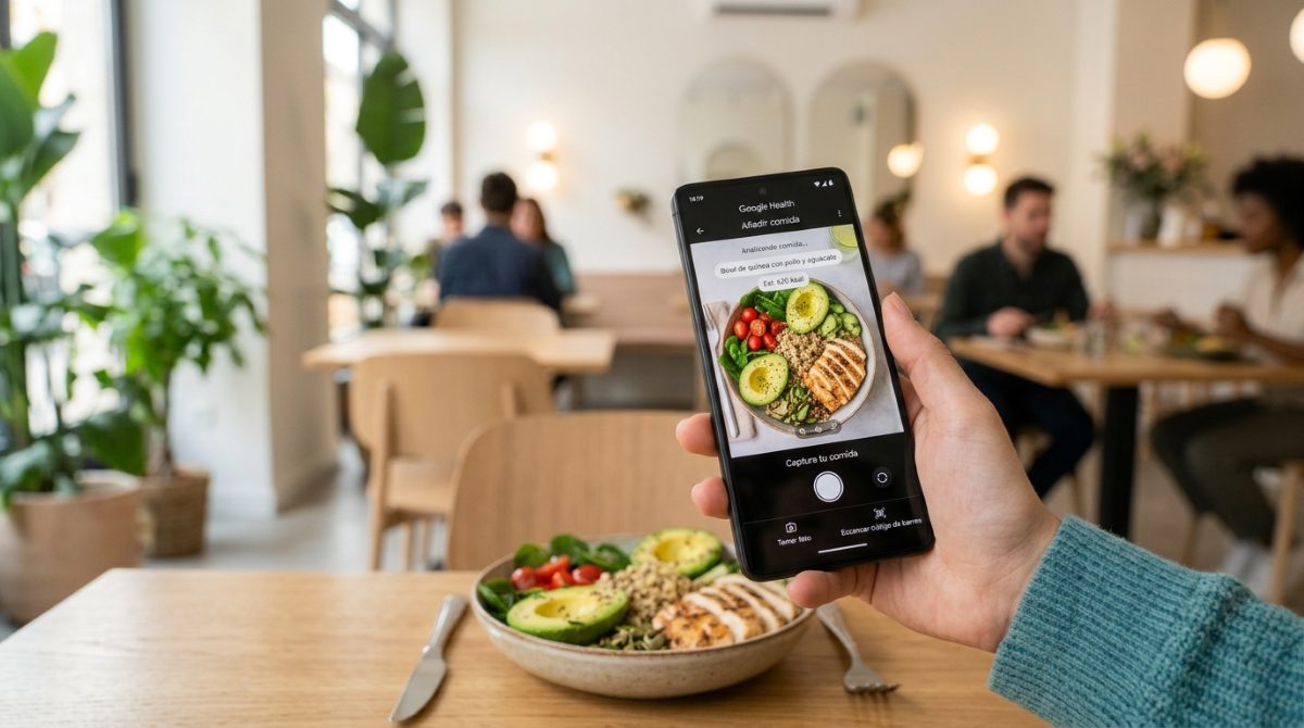 Cómo registrar una comida haciendo una foto en Google Health
